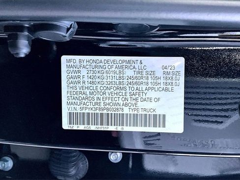 Used 2023 Honda Ridgeline Black Edition image 19