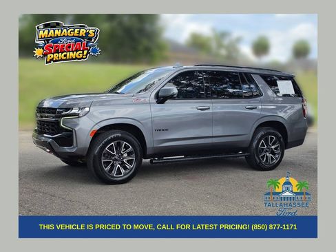 Used 2021 Chevrolet Tahoe Z71 w/ Luxury Package AWD/4WD image 1