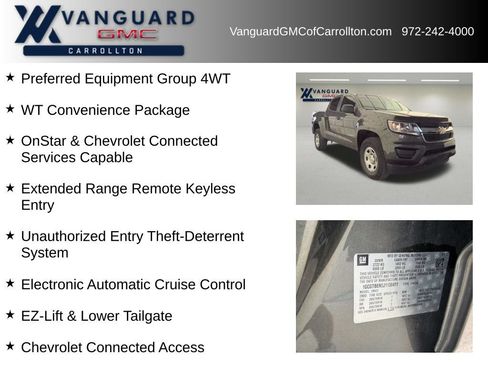 Used 2018 Chevrolet Colorado W/T w/ WT Convenience Package AWD/4WD image 6