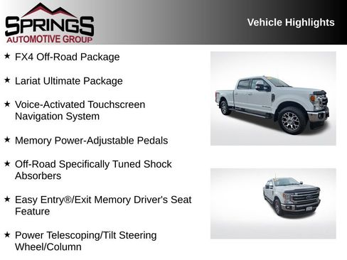 Used 2020 Ford F250 Lariat w/ Lariat Ultimate Package image 2