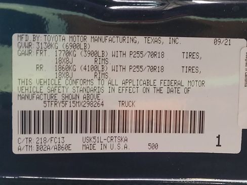 Used 2021 Toyota Tundra SR5 RWD image 33