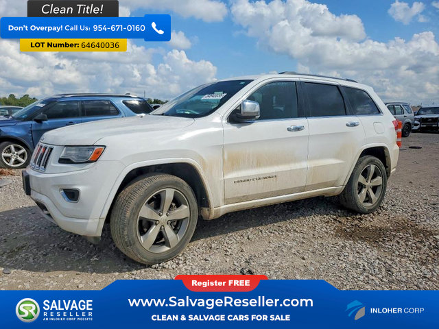 Used 2014 Jeep Grand Cherokee Overland w/ Advanced Technology Group AWD/4WD image 1