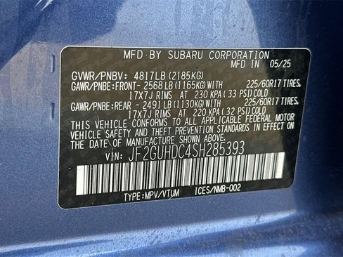 New 2025 Subaru Crosstrek 2.0i Premium image 2