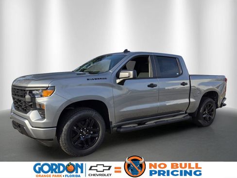 New 2026 Chevrolet Silverado 1500 Custom w/ Turbomax Blackout Package AWD/4WD image 1