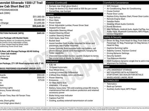 Used 2021 Chevrolet Silverado 1500 LT Trail Boss w/ Bed Protection Package image 2