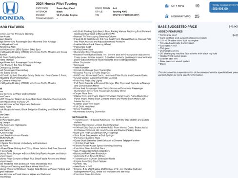 Used 2024 Honda Pilot Touring image 3