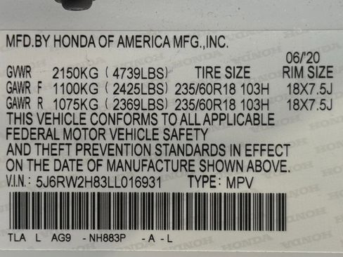 Used 2020 Honda CR-V EX-L image 44