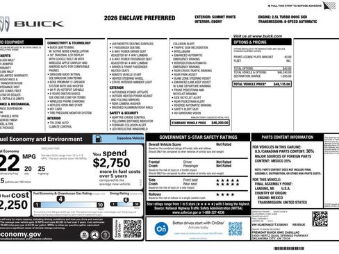 Used 2026 Buick Enclave Preferred FWD image 5