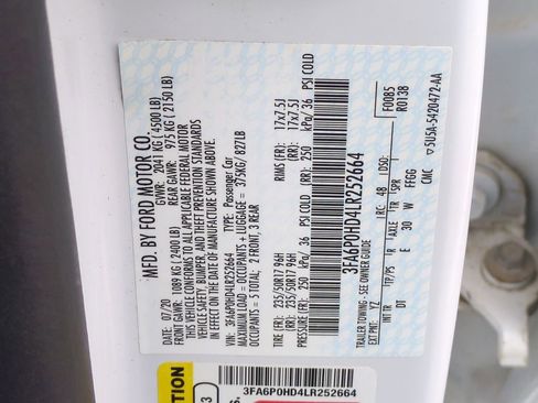 Used 2020 Ford Fusion SE image 37