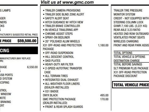 Certified 2023 GMC Sierra 1500 SLT w/ SLT Premium Plus Package AWD/4WD image 2