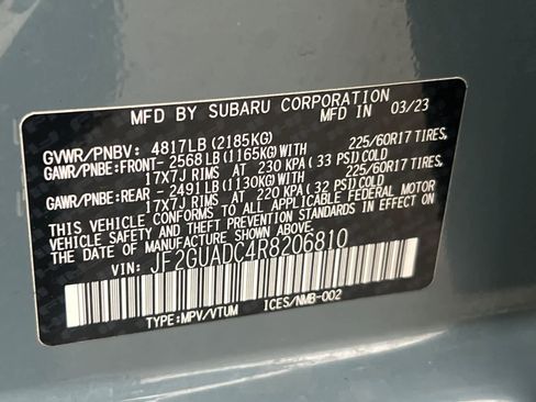 Used 2024 Subaru Crosstrek 2.0i Premium image 33