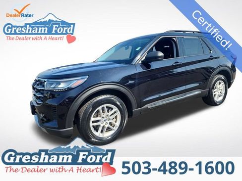 Certified 2025 Ford Explorer Active AWD/4WD image 1