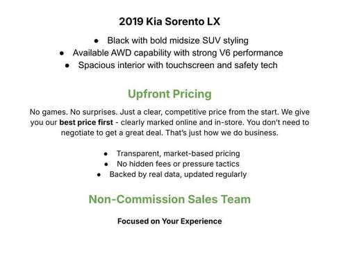 Used 2019 Kia Sorento FWD w/ LX Convenience Package image 3