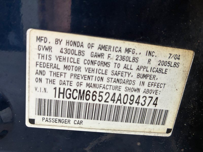 Used 2004 Honda Accord EX image 18
