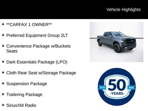 Used 2021 Chevrolet Silverado 1500 LT Trail Boss w/ LPO, Dark Essentials Package AWD/4WD image 7