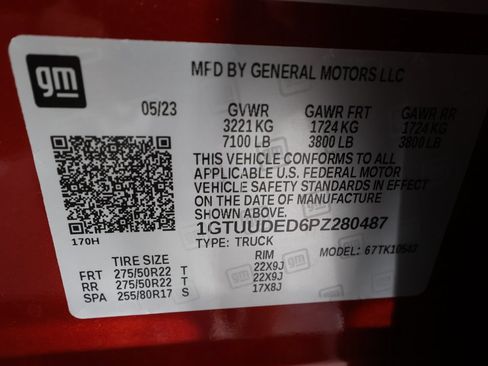 Used 2023 GMC Sierra 1500 SLT w/ SLT Premium Plus Package AWD/4WD image 33