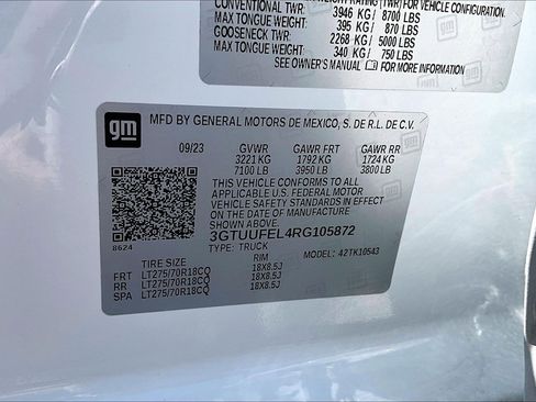 Used 2024 GMC Sierra 1500 AT4X image 21