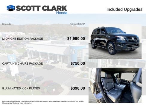 Used 2023 Nissan Armada SL w/ Midnight Edition Package image 8