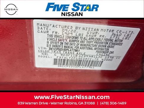 Used 2023 Nissan Kicks SR w/ SR Premium Package FWD image 17