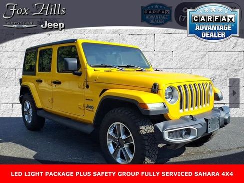 Certified 2021 Jeep Wrangler Unlimited Sahara image 1