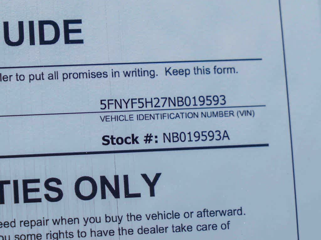 Used 2022 Honda Pilot Special Edition image 28