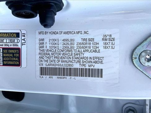 Used 2018 Honda CR-V Touring image 36