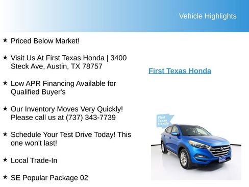 Used 2017 Hyundai Tucson SE image 10