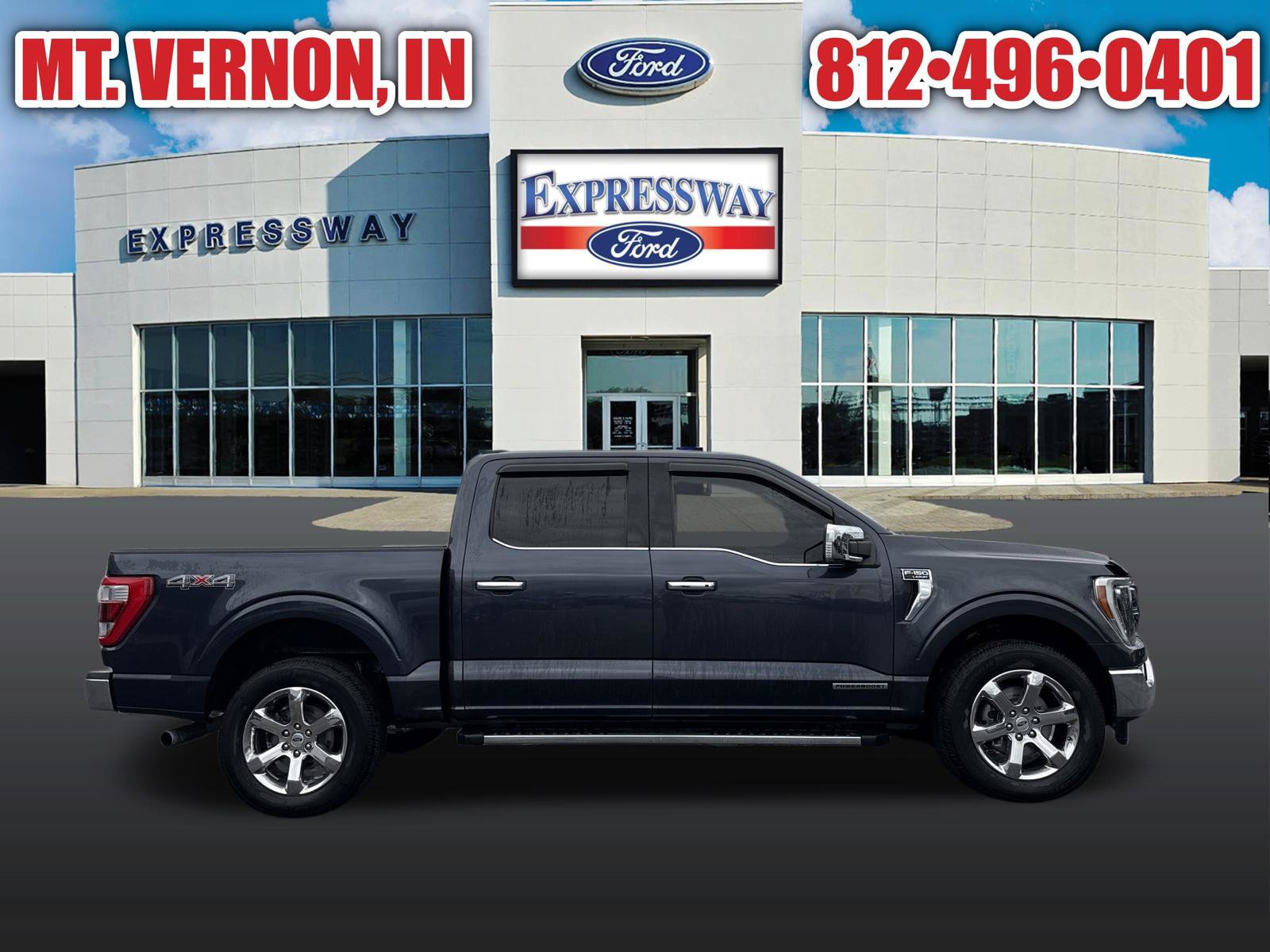 Used 2021 Ford F150 Lariat w/ Equipment Group 502A High AWD/4WD image 4