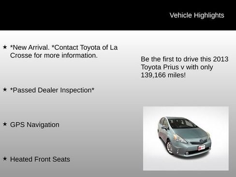 Used 2013 Toyota Prius V Five image 6