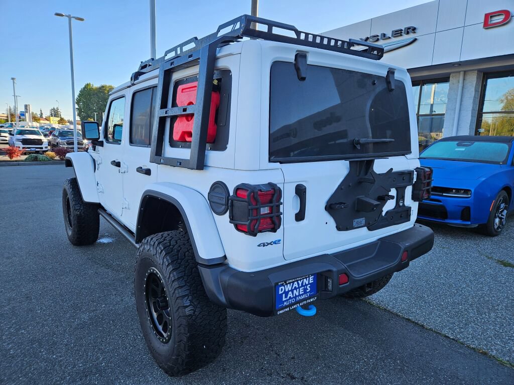 Used 2023 Jeep Wrangler Unlimited Rubicon 4xe w/ Steel Bumper Group AWD/4WD image 3