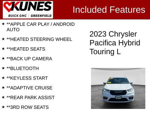 Used 2023 Chrysler Pacifica Touring-L FWD image 2