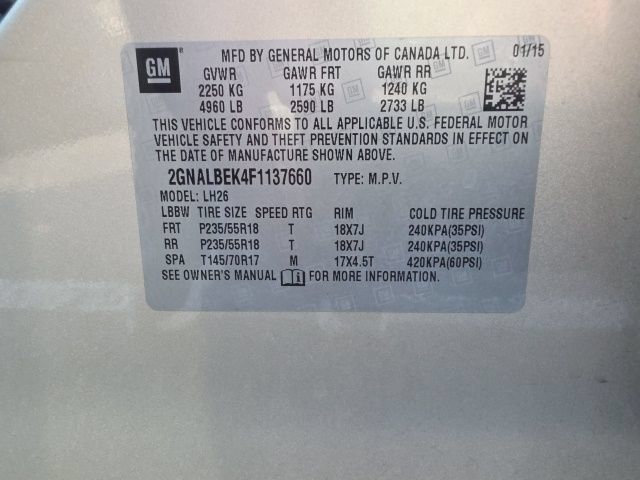 Used 2015 Chevrolet Equinox LT FWD image 17