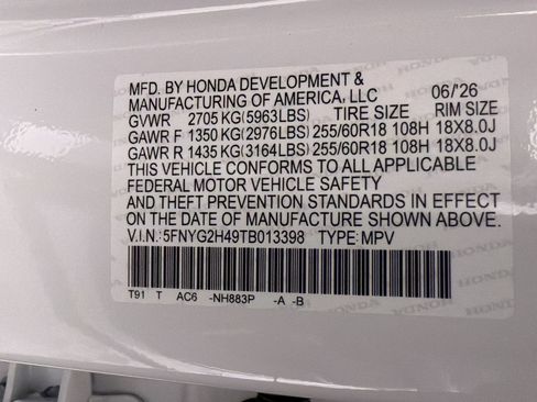 New 2026 Honda Pilot EX-L image 23