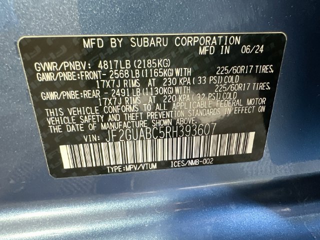 Used 2024 Subaru Crosstrek 2.0i AWD/4WD image 28