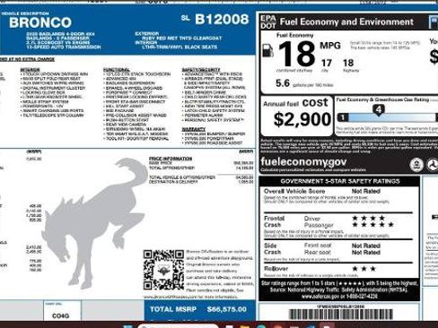 Certified 2025 Ford Bronco Badlands AWD/4WD image 4