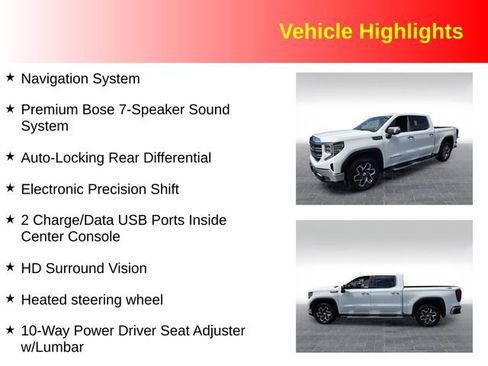 Used 2025 GMC Sierra 1500 SLT w/ SLT Premium Plus Package AWD/4WD image 3