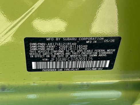 New 2026 Subaru Impreza 2.0i Sport AWD/4WD image 32