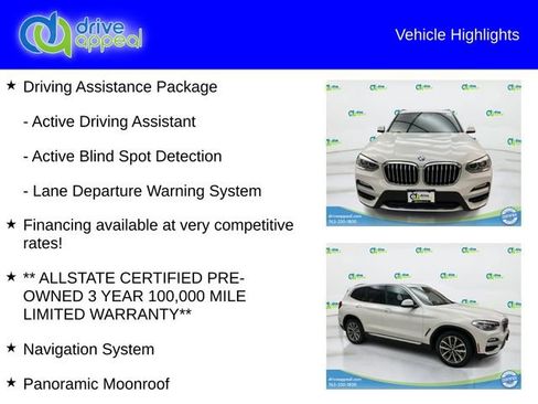 Used 2019 BMW X3 xDrive30i w/ Convenience Package image 6