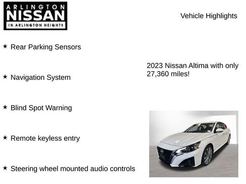 Certified 2023 Nissan Altima 2.5 SL AWD/4WD image 8