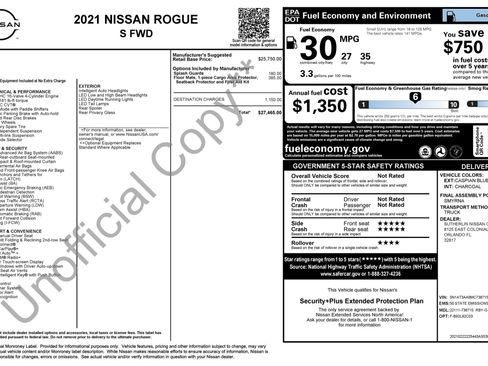 Used 2021 Nissan Rogue S FWD image 4
