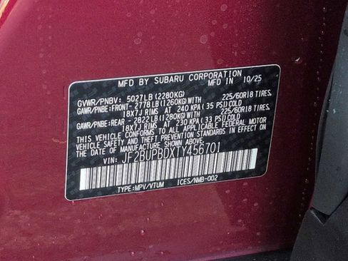 New 2026 Subaru Outback Premium image 38