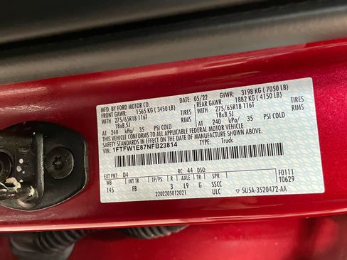 Used 2022 Ford F150 XLT w/ Equipment Group 302A High AWD/4WD image 21