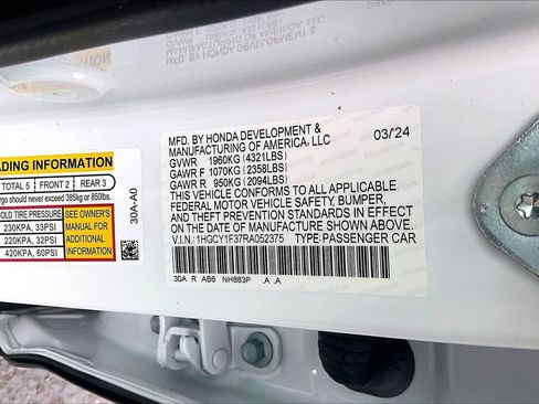 Used 2024 Honda Accord EX image 27