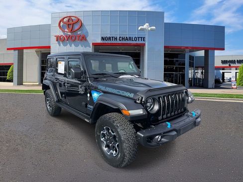 Used 2023 Jeep Wrangler Unlimited Rubicon 4xe w/ Steel Bumper Group image 1