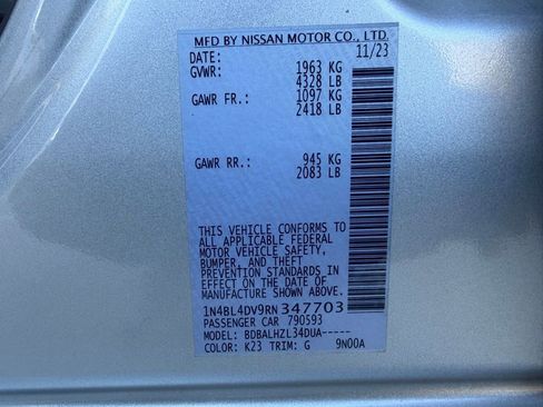 Used 2024 Nissan Altima 2.5 SV image 30