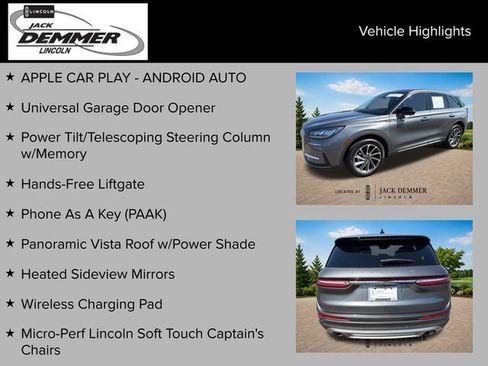 Used 2024 Lincoln Corsair AWD w/ Equipment Group 101A image 26
