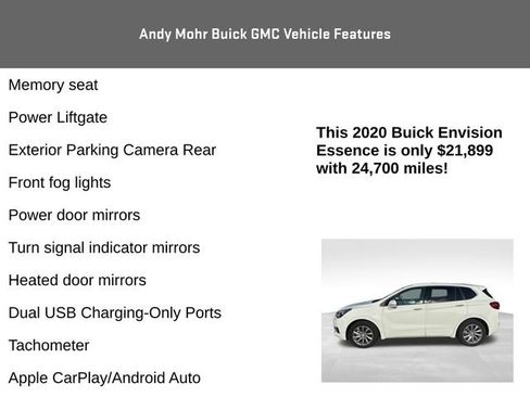 Used 2020 Buick Envision Essence FWD image 8