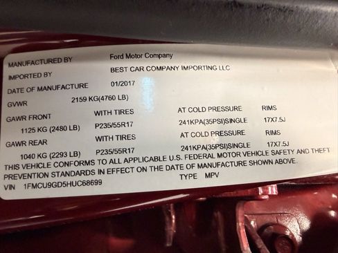 Used 2017 Ford Escape SE w/ Equipment Group 201A image 46