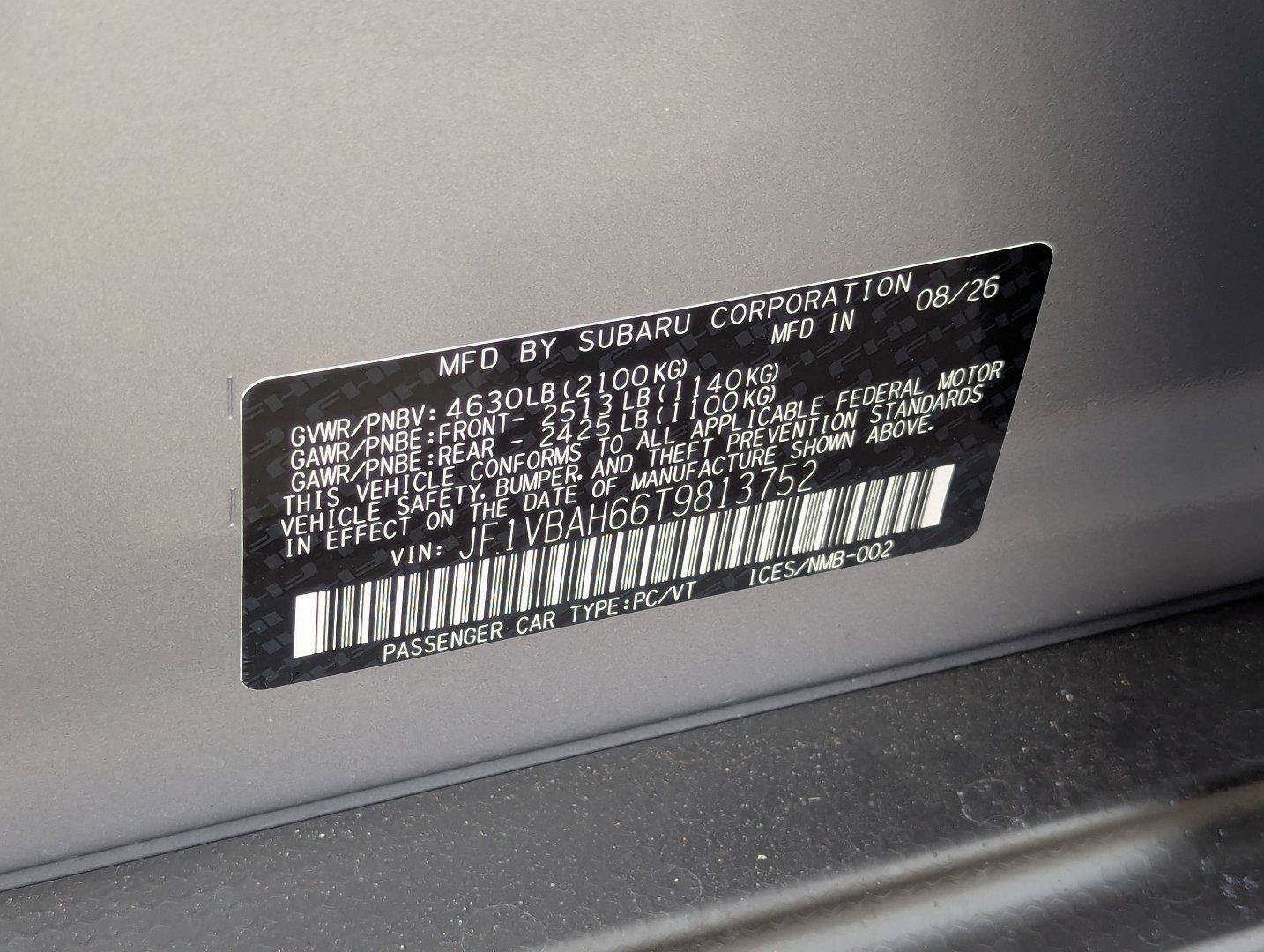 New 2026 Subaru WRX Premium AWD/4WD image 40