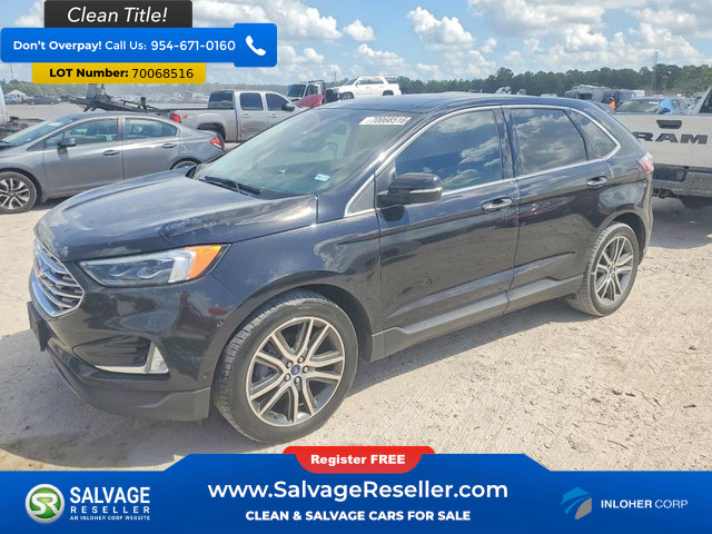 Used 2019 Ford Edge Titanium w/ Equipment Group 301A FWD image 1